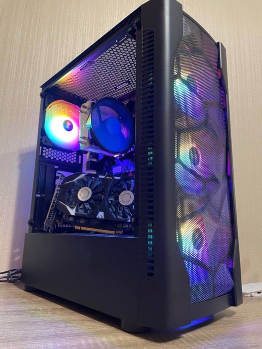 Игровой ПК, компьютер для игор ryzen 5, rx5600xt, ddr4 16gb, 500w
