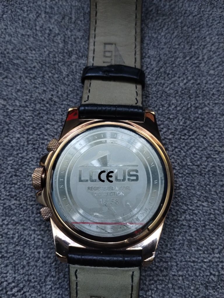M ski zegarek Lotus 18158 43 mm Z oty czekoladowy Lublin OLX.pl