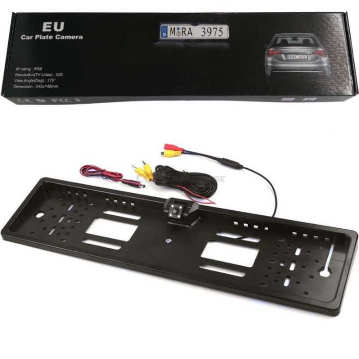 Suporte Matricula com camera Hd incluida universal =NOVA=