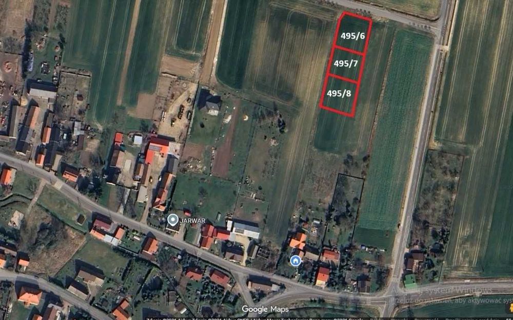 Działki budowlane Kwielice – 3 działki przy asfaltowej drodze | media | blisko Głogowa - Widok 2