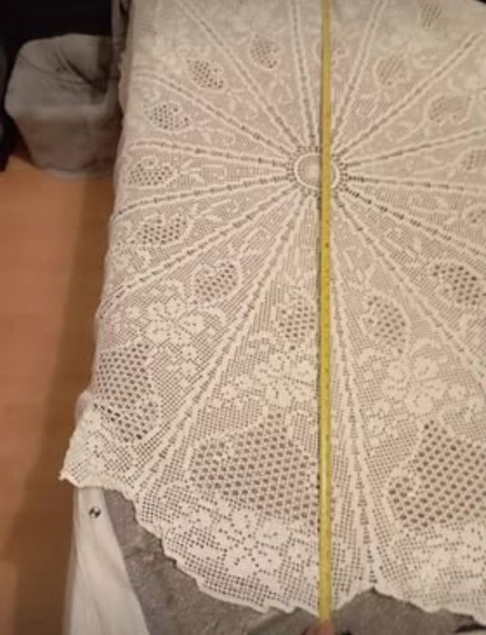 Toalha renda crochê