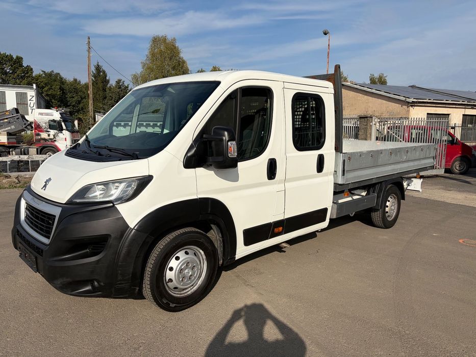 Peugeot Boxer  2017/18r Doka maxi brygadówka 7mio os klimatyzacja tempomat z Niemiec