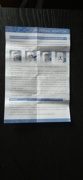 Universal Travel Plug Adapter - New64551598232322123