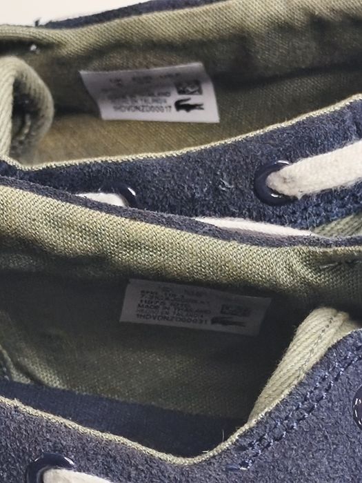 Sapatos Vela Lacoste Keel 116 Originais - Tam. 38