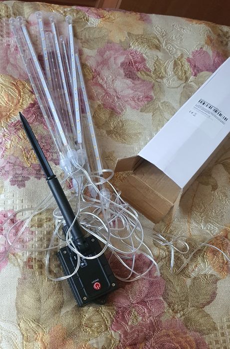 Гірлянда світлодіодна вулична Метеоритний дощ «Тануть Бурульки» 8 шт.