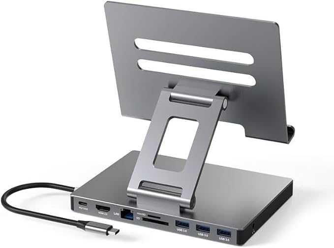 Stacja Dokująca Aluminiowa USB 3.0 9w1 stacja dokująca podstawka IPAD