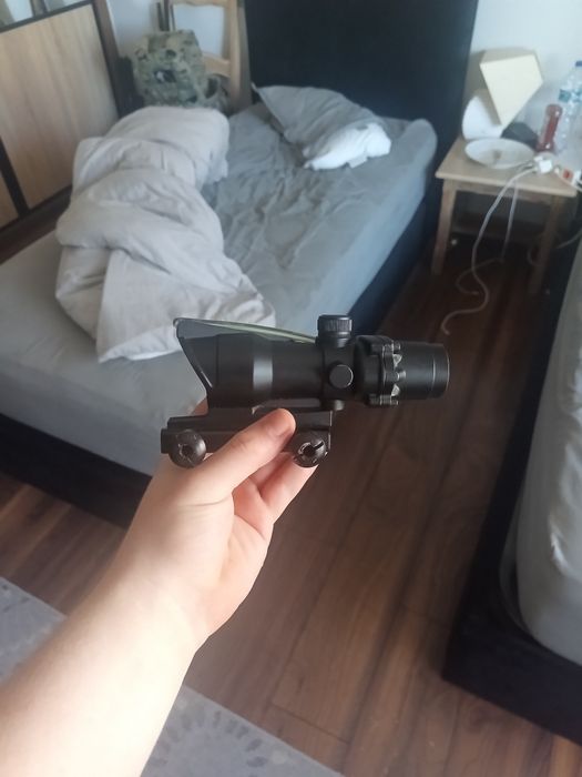 Mira estilo ACOG Real fiber optic