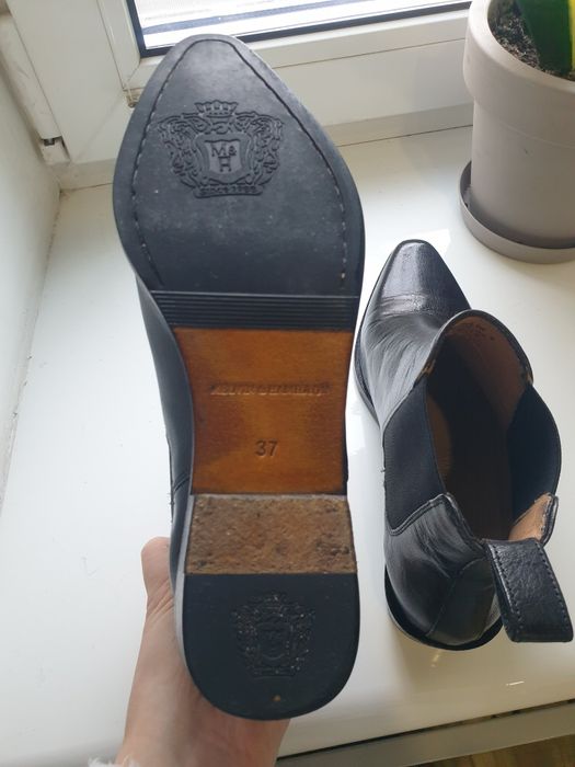 Черевики, натуральна шкіра