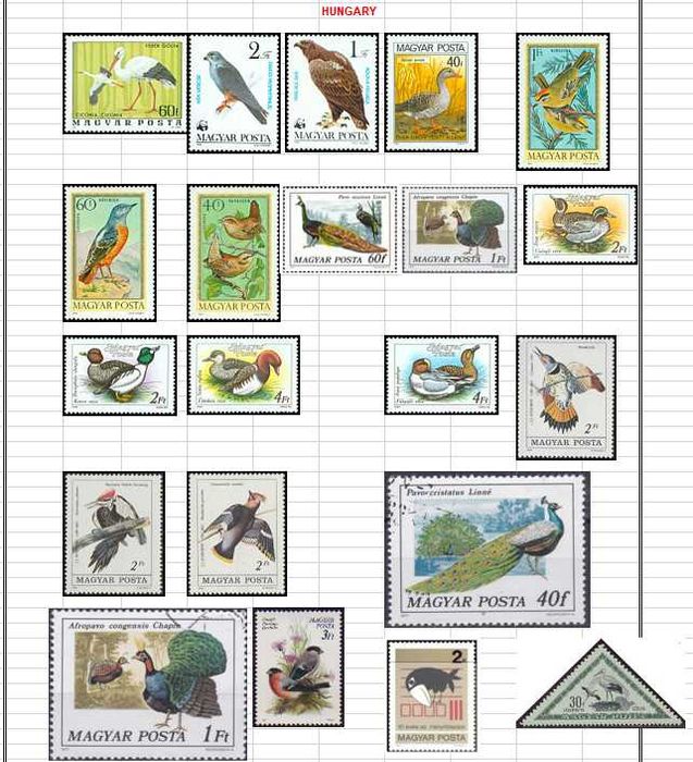 Vendo ou troco Selos (Tema Aves Mundiais) 2/4