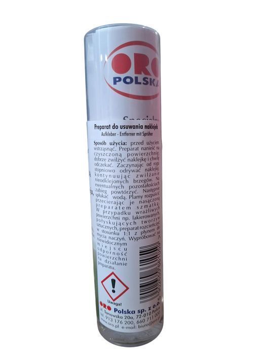 Preperat do usuwania naklejek z atomizerem 125 ml