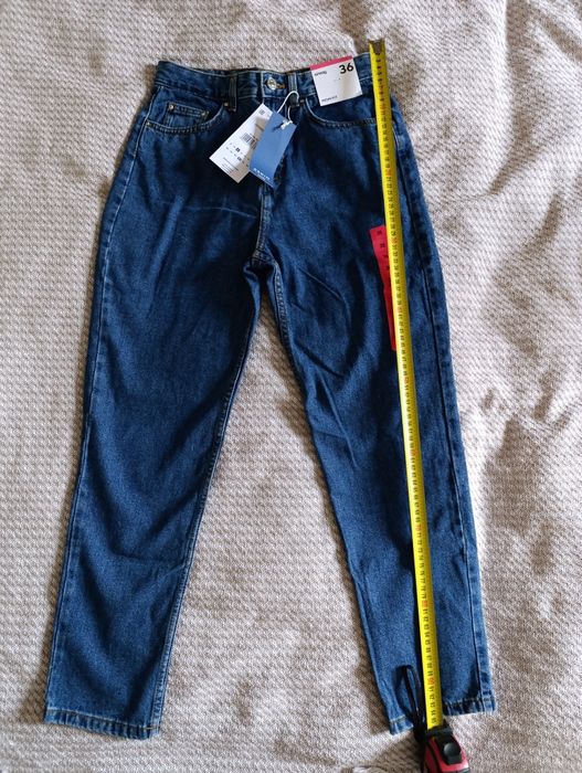 Джинси темно сині MOM FIT