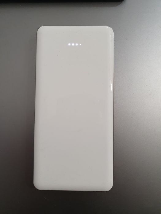 Powerbank 12000 mAh Płaski / USB Latarka Wskaźnik naładowania