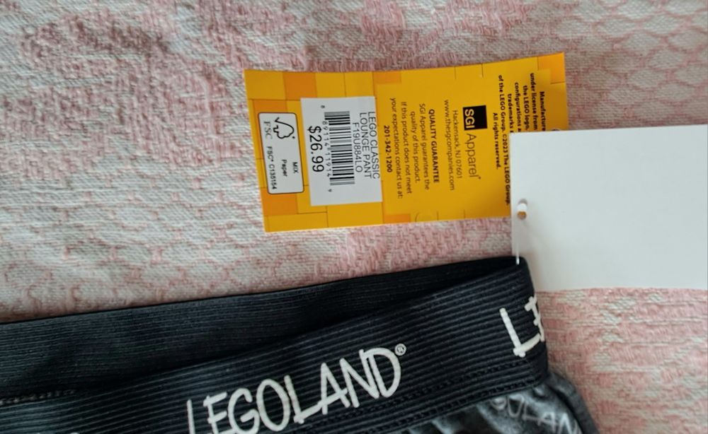 Calças pijama, tam L, Legoland Novas com etiqueta