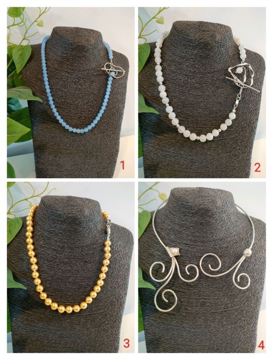 Novo - Colares em pedras naturais e prata