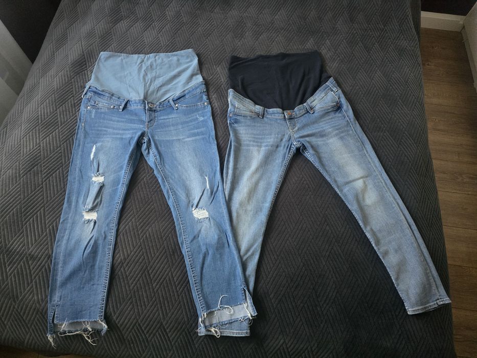 Spodnie ciążowe H&M r.44, 2 pary