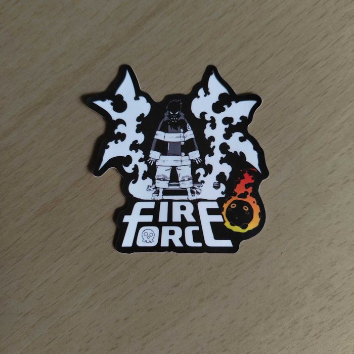 50 Stickers Autocolantes Fire Force