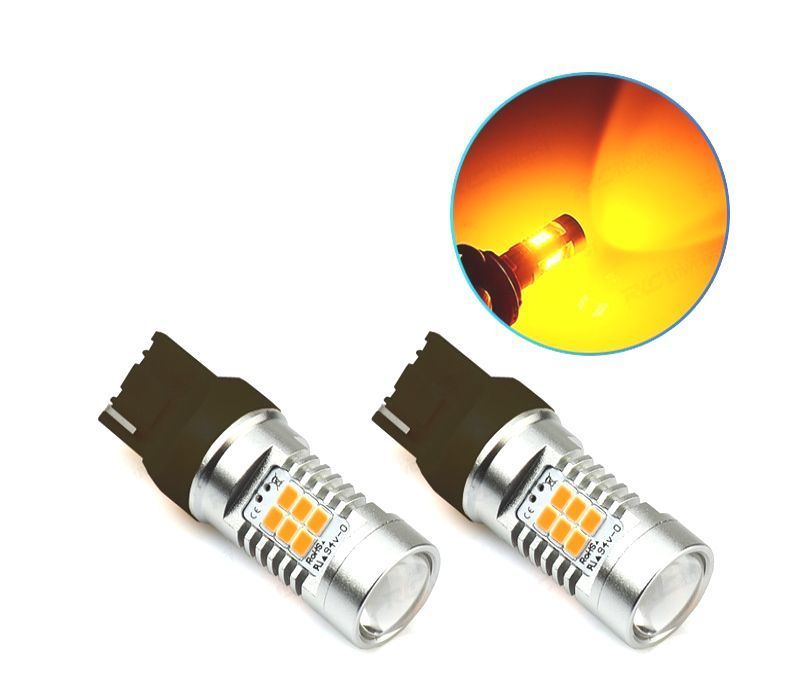 LAMPADA LED T20 LARANJA