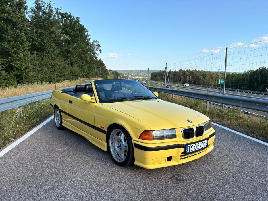 BMW E36 328i Cabrio  Individual Dakargelb
