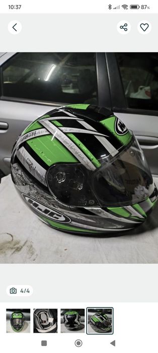 HJC Verde tamanho S e Preto tamanho M