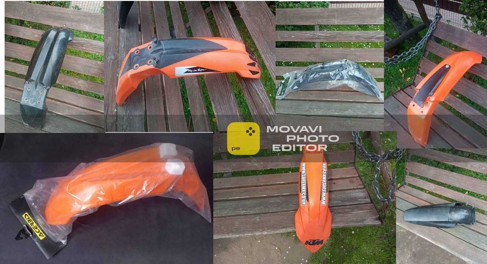 Części plastiki owiewki boczki osłony ktm.