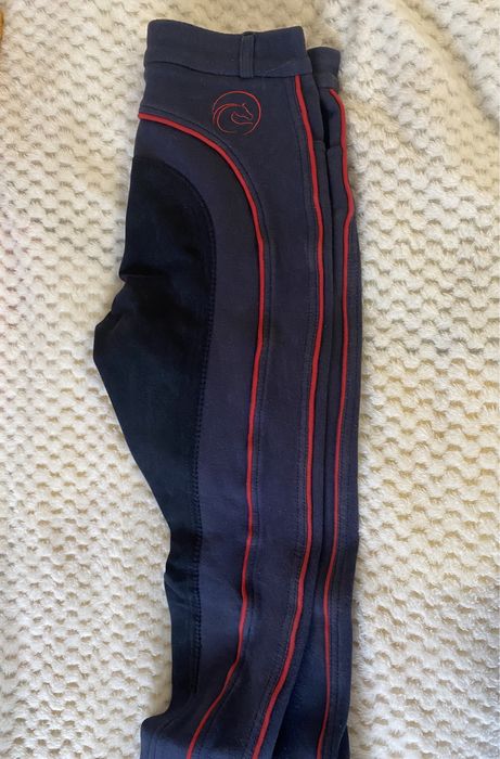 Granatowe bryczesy york 152