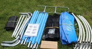 Батут183см 252см 312см 374см драбинкою, накладений платіж, без передоп