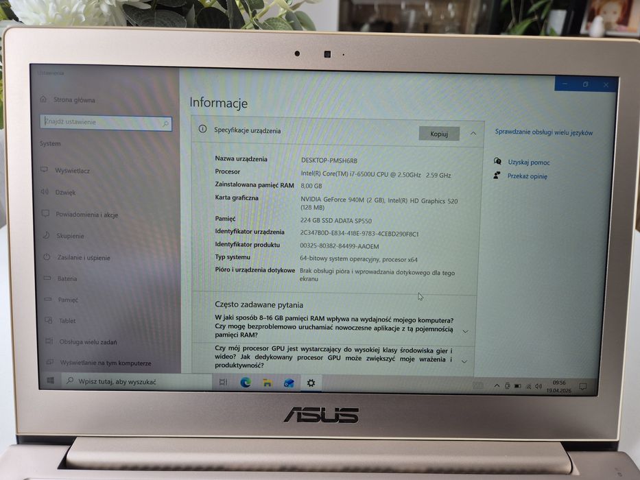 Laptop Asus Zenbook UX303UB i7