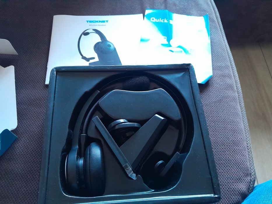 Tecknet tk-hs003 słuchawki bezprzewodowe mikrofon zestaw bluetooth