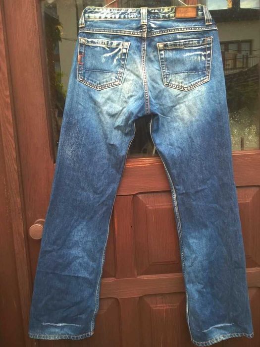 Jak NOWE Spodnie men długie wycierane PePe Jeans London 29/32"Oryginał