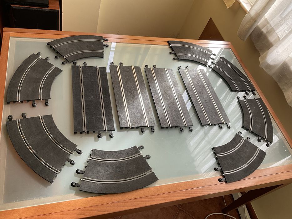 Scalextric Scx retas e curvas lote