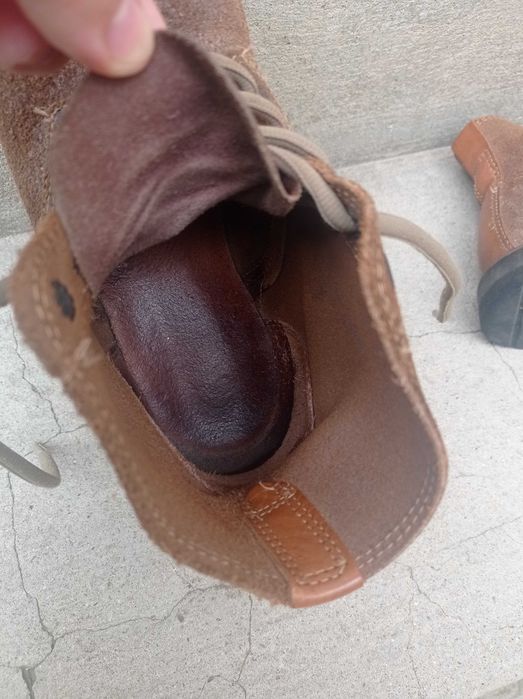 Botas em cabedal/pele artesanais nº37- senhora