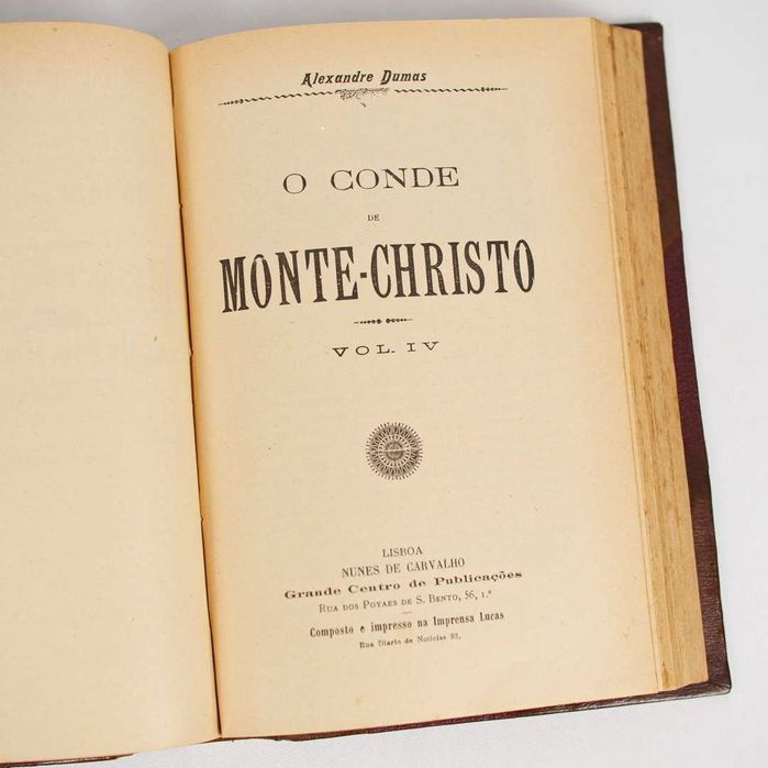 Livros "O Conde de Monte-Christo" - Alexandre Dumas