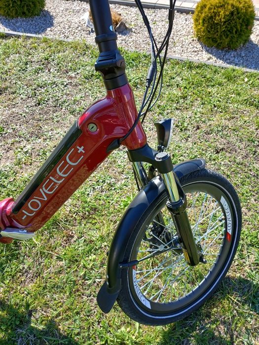 Rower elektryczny Lovelec. Składak
