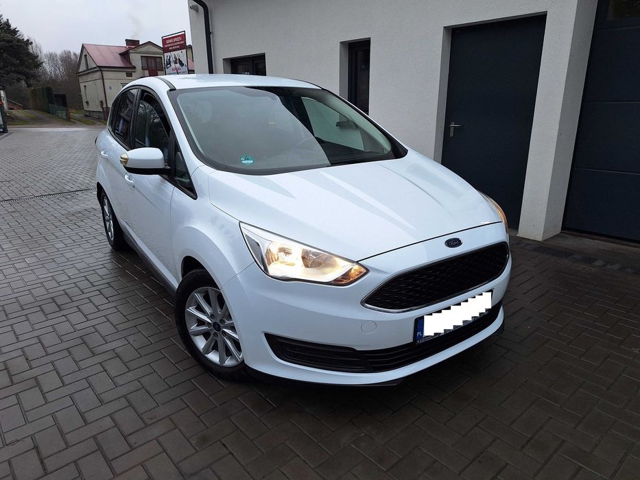 Ford C-MAX LIFT 2015r. 1.5TDCI Klimatyzacja, Alu 16", SERWIS, ŚLICZNY!