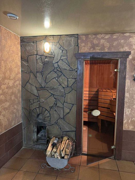 Баня на Веретеновке, большой бассейн, камин-мангал(за доп.Пл)