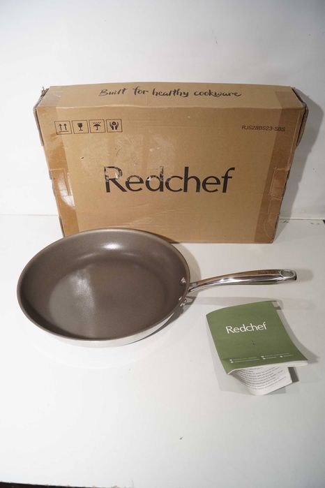 Patelnia Redchef 28cm indukcyjna ze stali nierdzewnej ceramicza