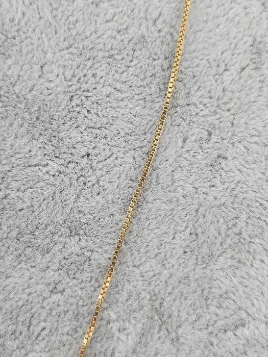 Piękny ZŁOTY łańcuszek KOSTKA 3,44G 585 55cm