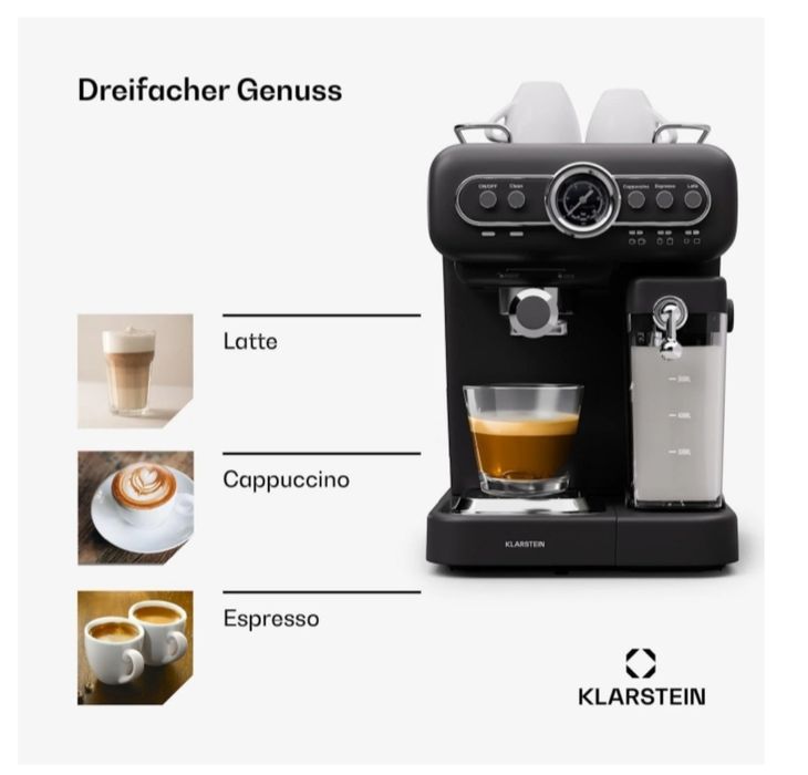 Кофеварка Klarstein Espressionata Evo 19 бар