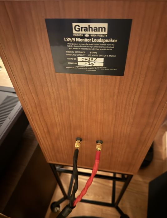 Kolumny Graham Audio LS5/9 podstawkowe, legendarna konstrukcja od BBC