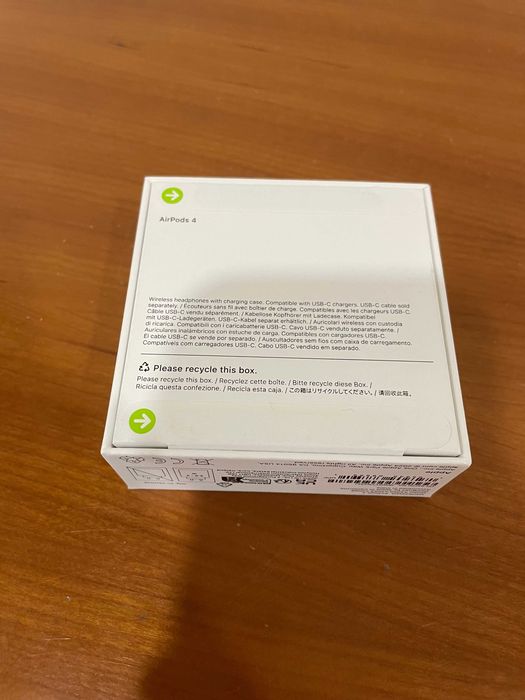 Airpods 4 novos (sem ANC), selados com garantia 08/2026