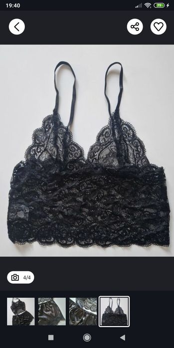 Seksowna bielizna XL czarna