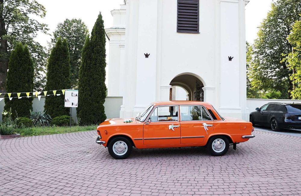 Fiat 125p do ślubu auto do ślubu