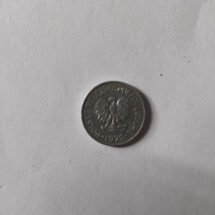 Moneta PRL 20 gr z 1972 roku