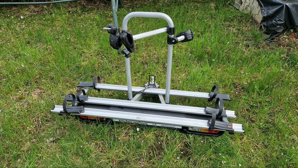 Bagaznik na 3 rowery na hak uchylny