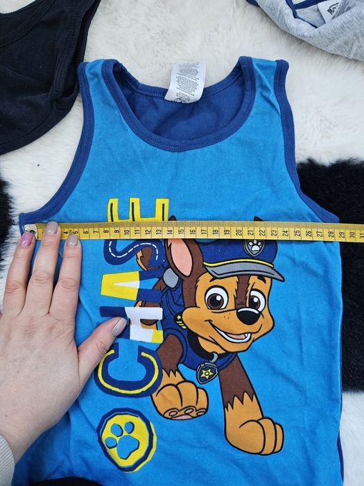 Koszulki na ramiączkach 122/128 chłopiec