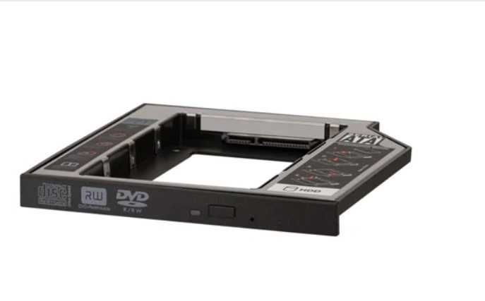 Conversor DVD-RW para HDD/SSD 2.5" SATA Novo! Embalado!