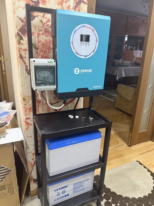 Інвертор з акумуляторами , резервне живлення