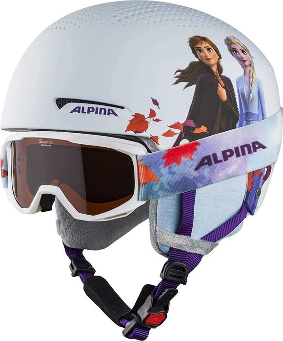 (NOVO) Capacete de Ski, unissexo, crianças, Frozen II, 51-55 cm