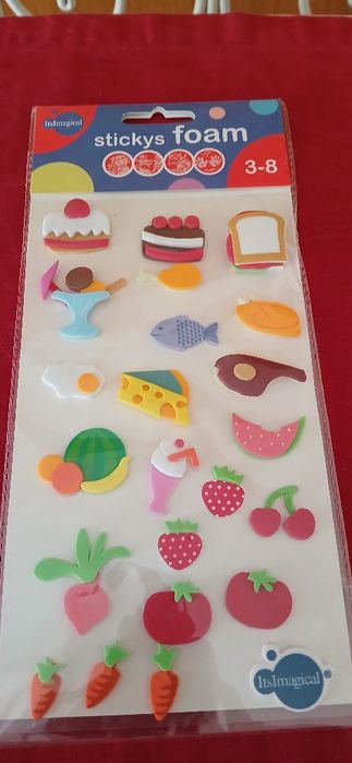 Stickys foam da ItsImagical, embalados