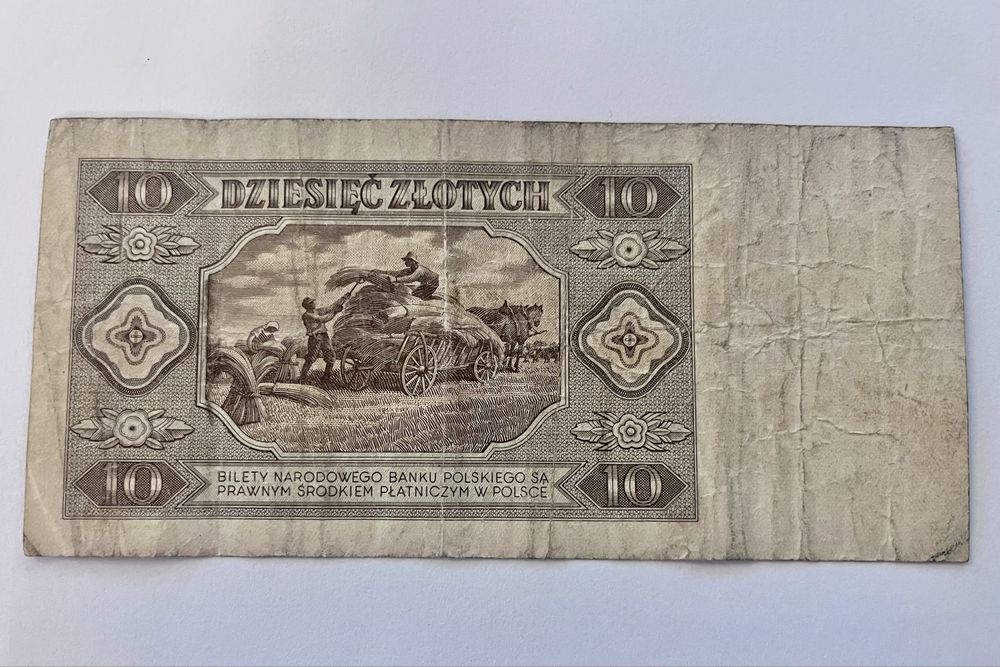 Banknot 10 zł 1948 seria AU